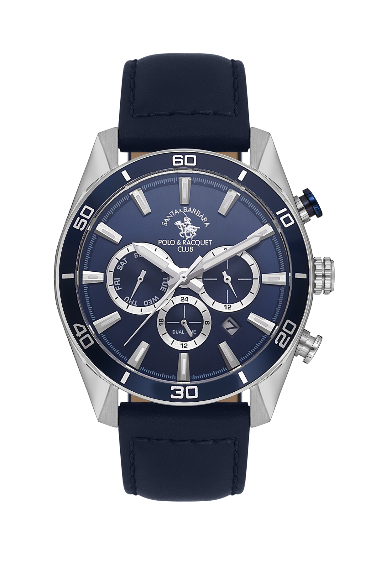 Santa Barbara Polo Dual Time Wrist Watch for Men SB.1.10627-2
