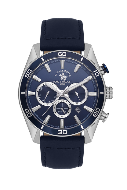 Santa Barbara Polo Dual Time Wrist Watch for Men SB.1.10627-2