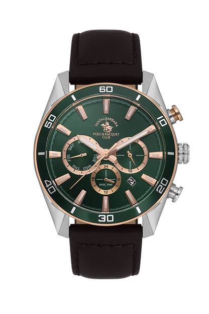 Santa Barbara Polo Dual Time Wrist Watch for Men SB.1.10627-3