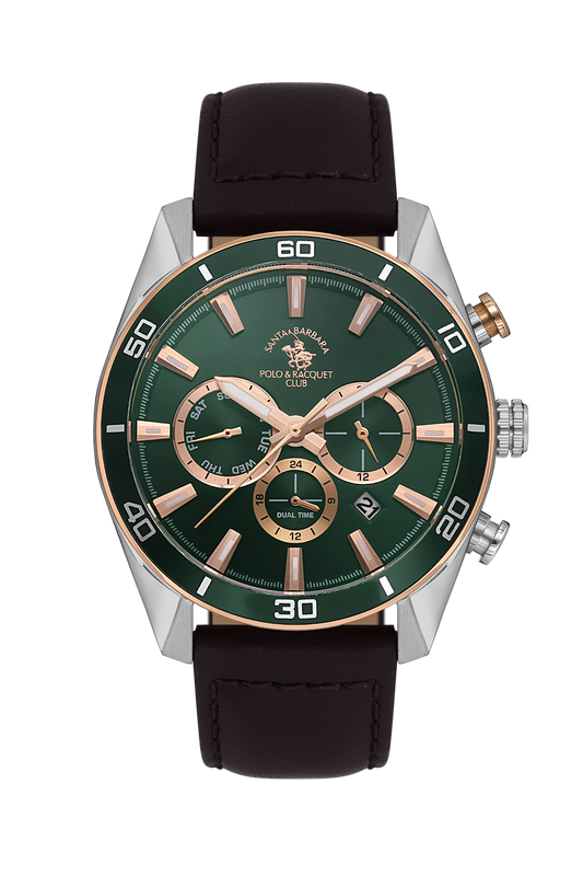 Santa Barbara Polo Dual Time Wrist Watch for Men SB.1.10627-3