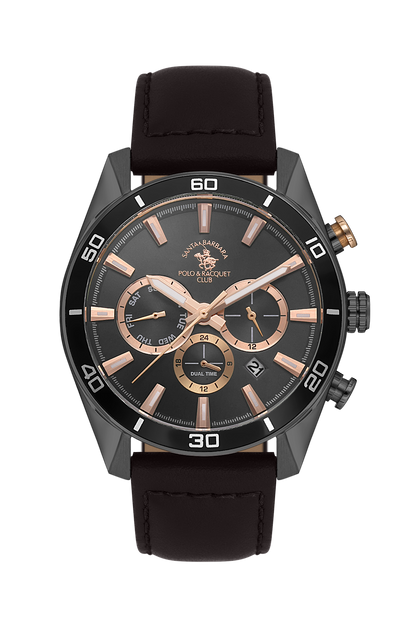 Santa Barbara Polo Dual Time Wrist Watch for Men SB.1.10627-5