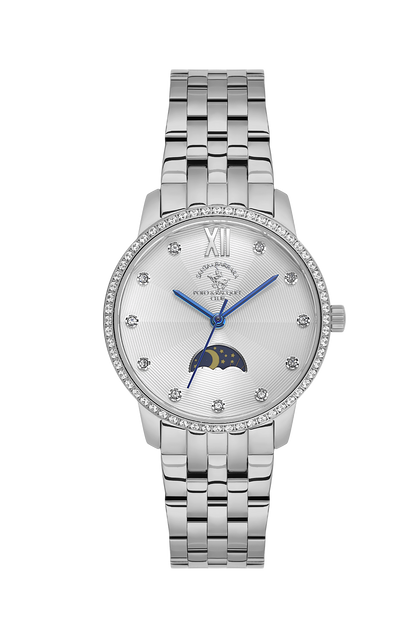 Santa Barbara Polo Moon Phase Wrist Watch for Women SB.1.10638-1