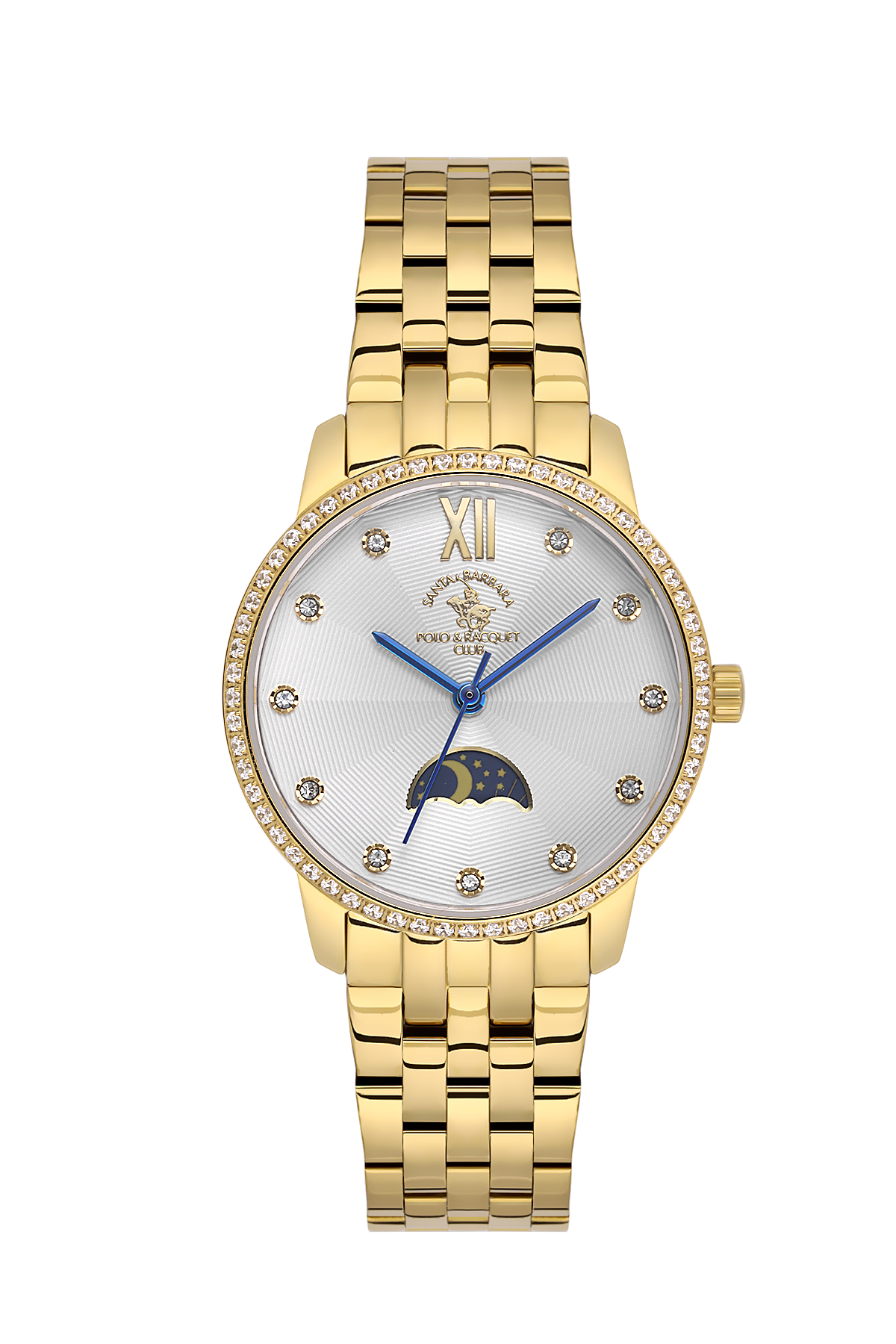 Santa Barbara Polo Moon Phase Wrist Watch for Women SB.1.10638-2