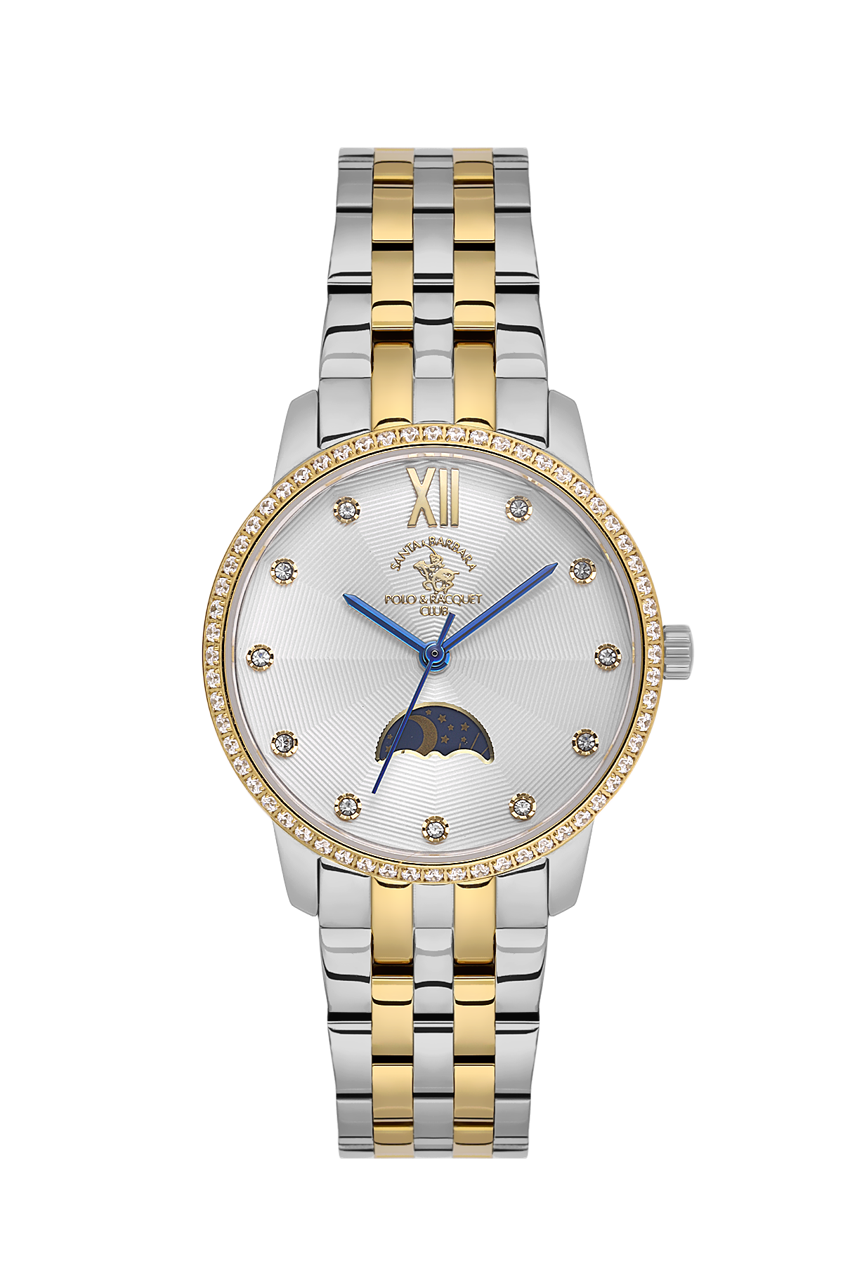 Santa Barbara Polo Moon Phase Wrist Watch for Women SB.1.10638-3