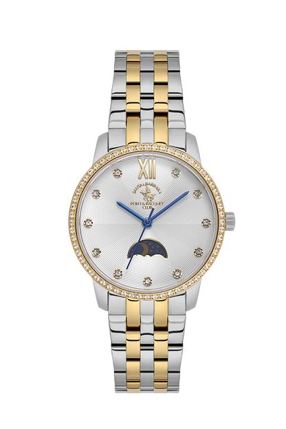 Santa Barbara Polo Moon Phase Wrist Watch for Women SB.1.10638-3