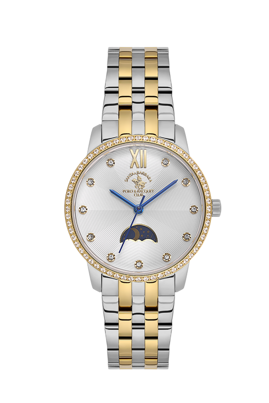 Santa Barbara Polo Moon Phase Wrist Watch for Women SB.1.10638-3