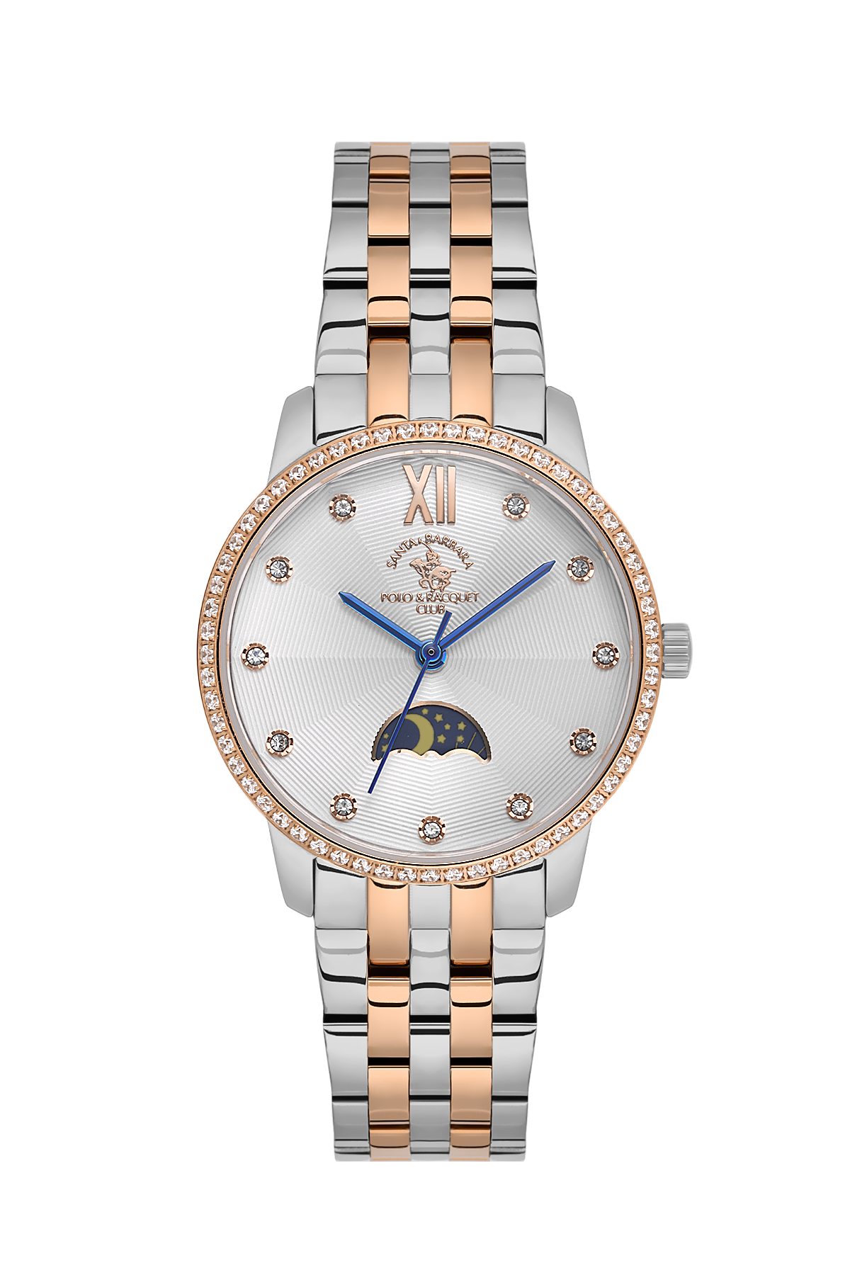 Santa Barbara Polo Moon Phase Wrist Watch for Women 35600
