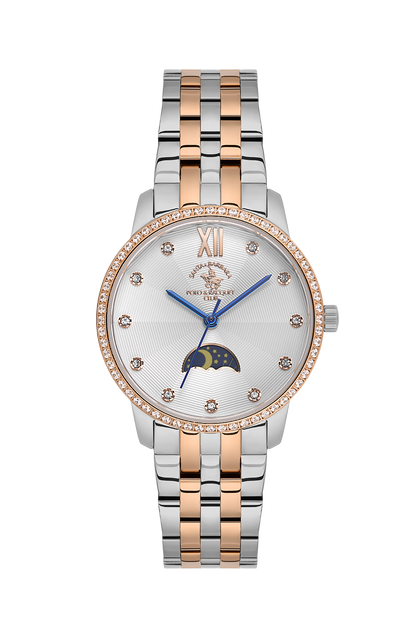 Santa Barbara Polo Moon Phase Wrist Watch for Women 35600