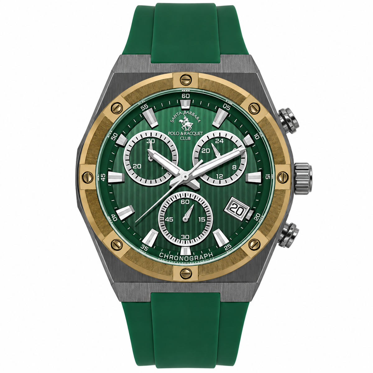 Chronograph Gents Watch – Dark Green Gun Strap (SB.1.10659-4)