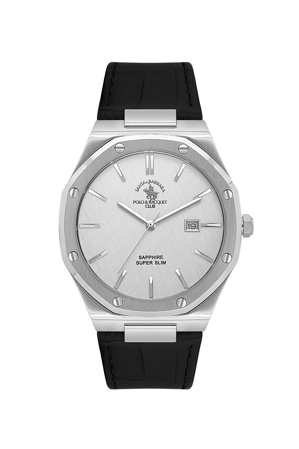 Santa Barbara Polo Date/Slim Wrist Watch for Men SB.1.10672-1