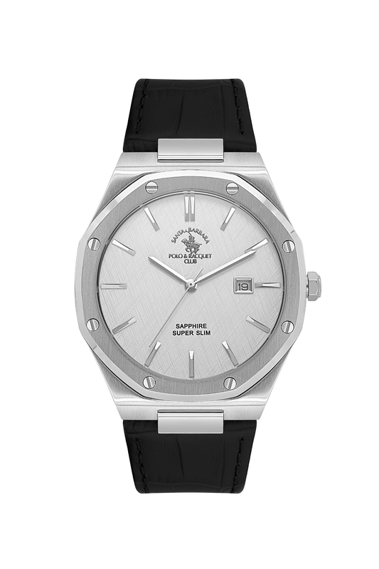 Santa Barbara Polo Date/Slim Wrist Watch for Men SB.1.10672-1