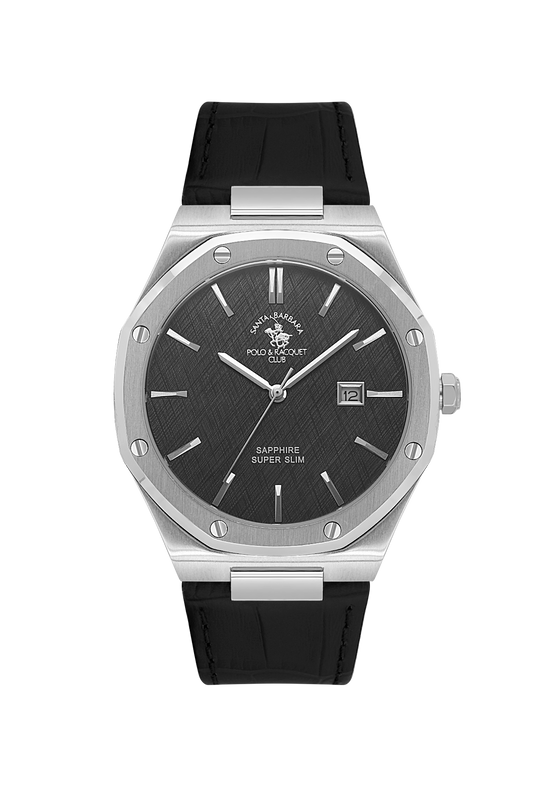 Santa Barbara Polo Date/Slim Wrist Watch for Men SB.1.10672-2