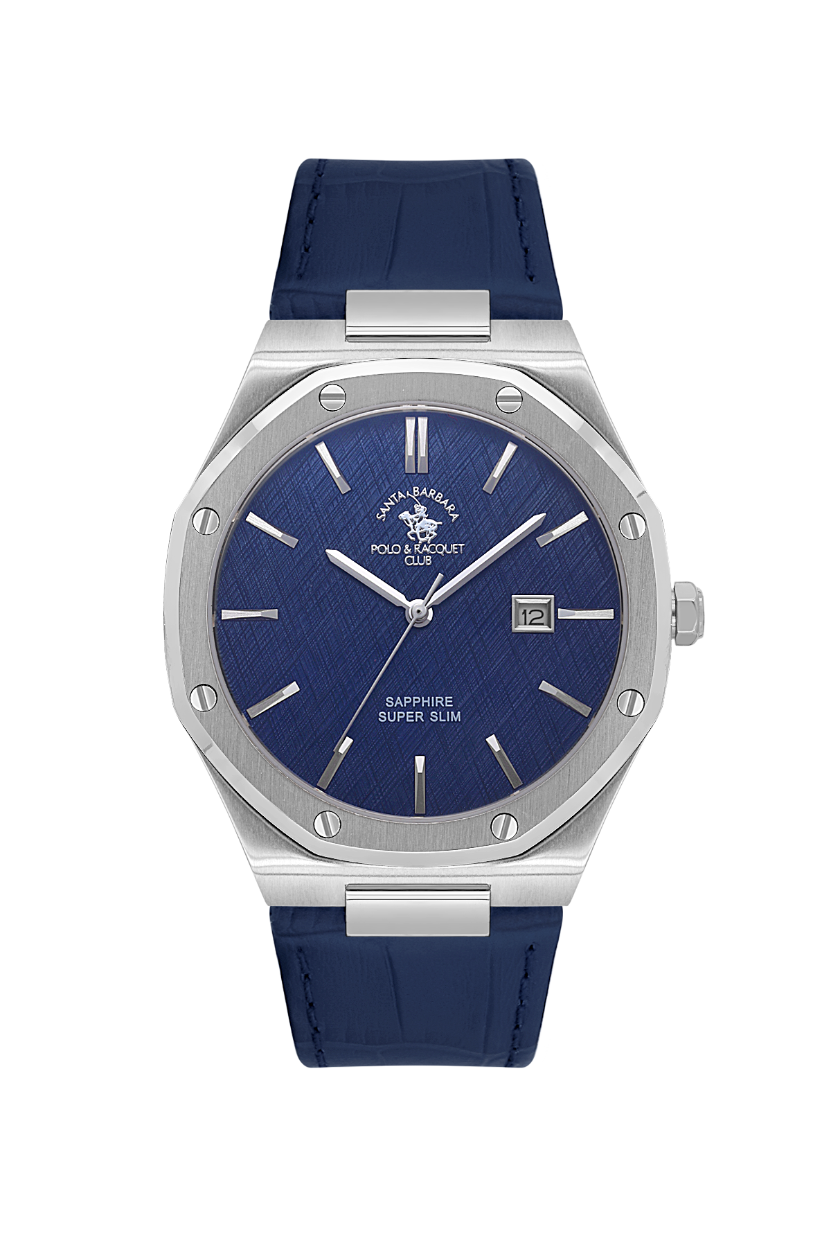 Santa Barbara Polo Date/Slim Wrist Watch for Men SB.1.10672-3