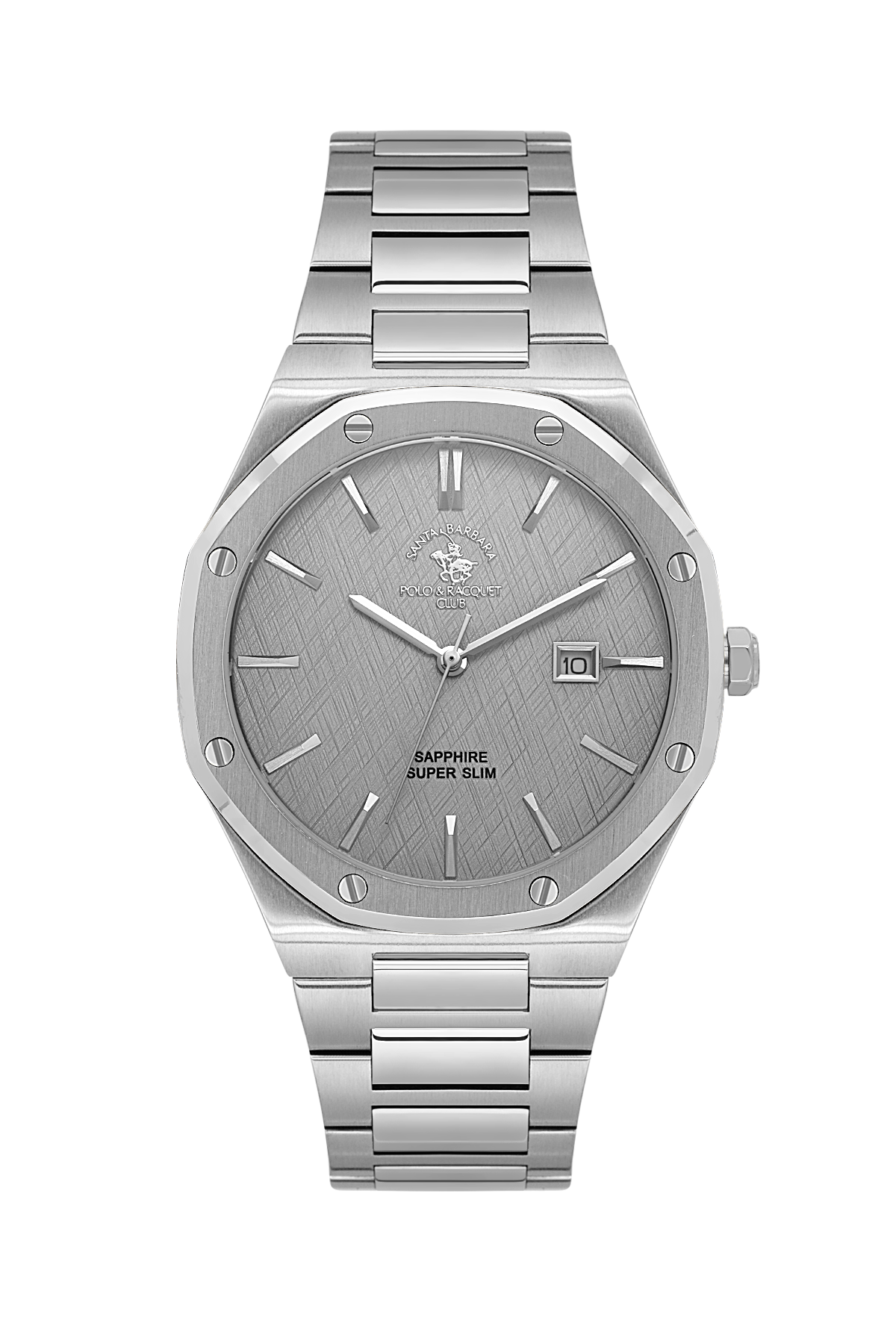 Santa Barbara Polo Date/Slim Wrist Watch for Men SB.1.10673-1