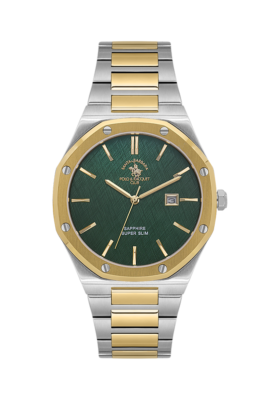 Santa Barbara Polo Date/Slim Wrist Watch for Men SB.1.10673-5
