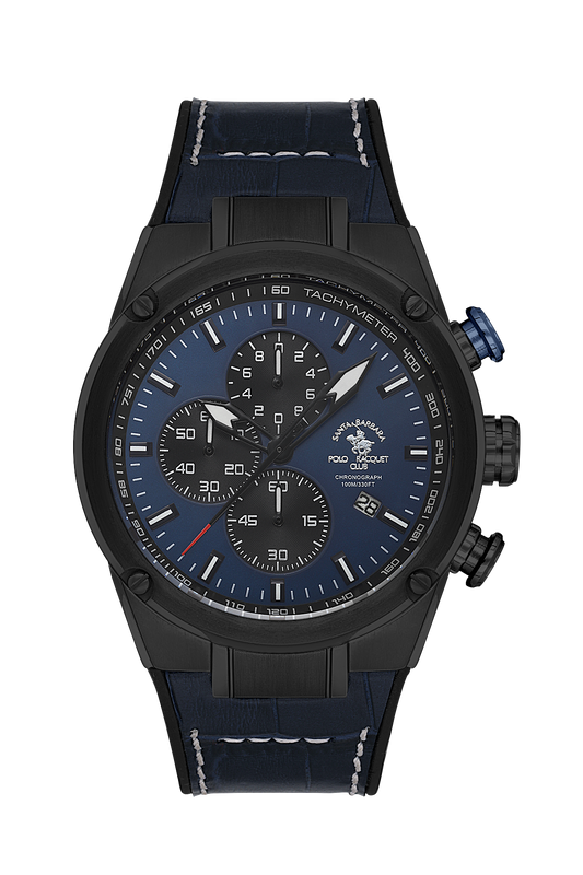 multifunction-gents-watch-purple-blue-leather-sb-3-10001-3