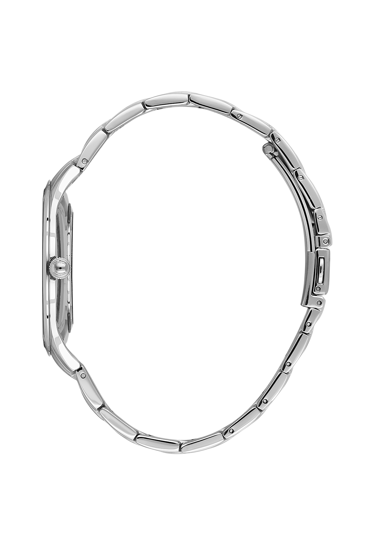 Santa Barbara Polo Silver Dial Slim Wrist Watch for Men SB.4.10020-4