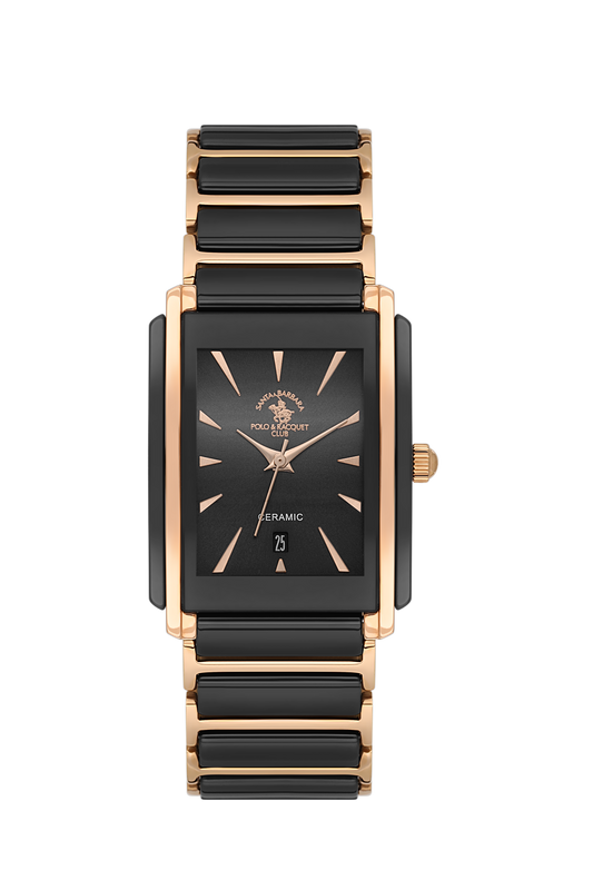 Santa Barbara Polo Ceramic Wrist Watch for Women SB.4.10029-6
