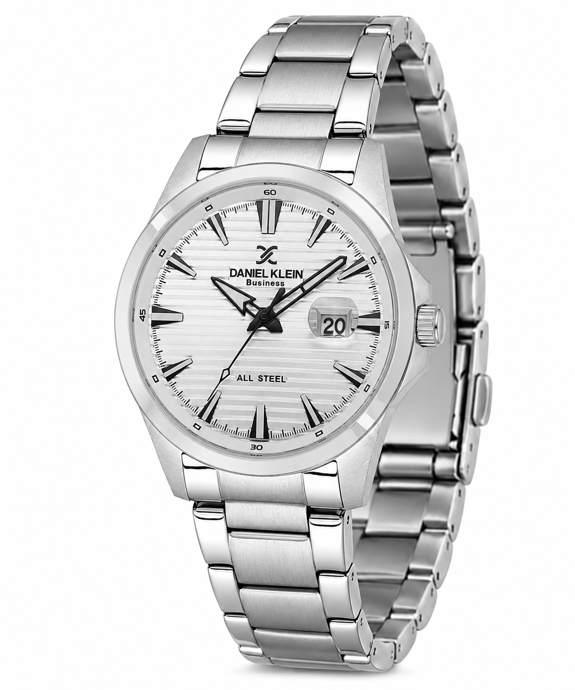 Daniel Klein D2K Gents Silver Two-Tone Watch – DK.1.14461-7