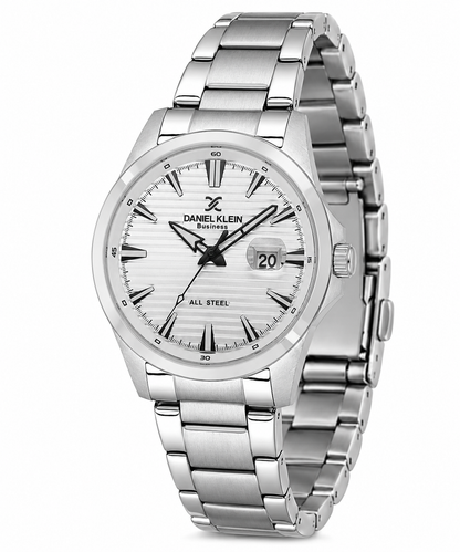 Daniel Klein D2K Gents Silver Two-Tone Watch – DK.1.14461-7