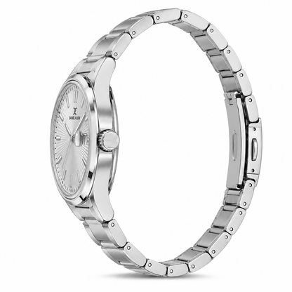 Daniel Klein Premium Gents Silver Emboss Index Watch – DK.1.14334-1