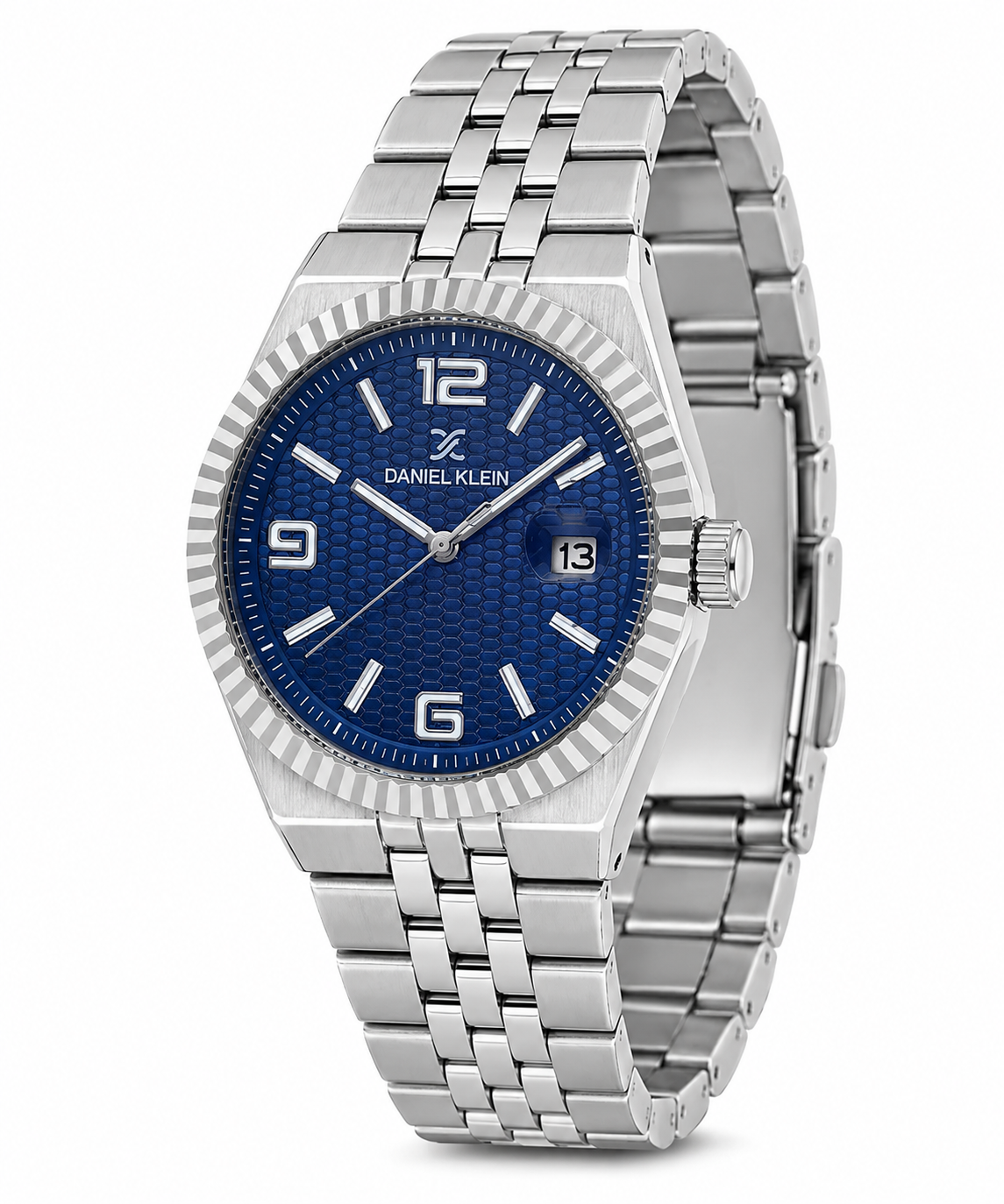 Daniel Klein Premium Gents Dark Blue Emboss Watch – DK.6.14718-3