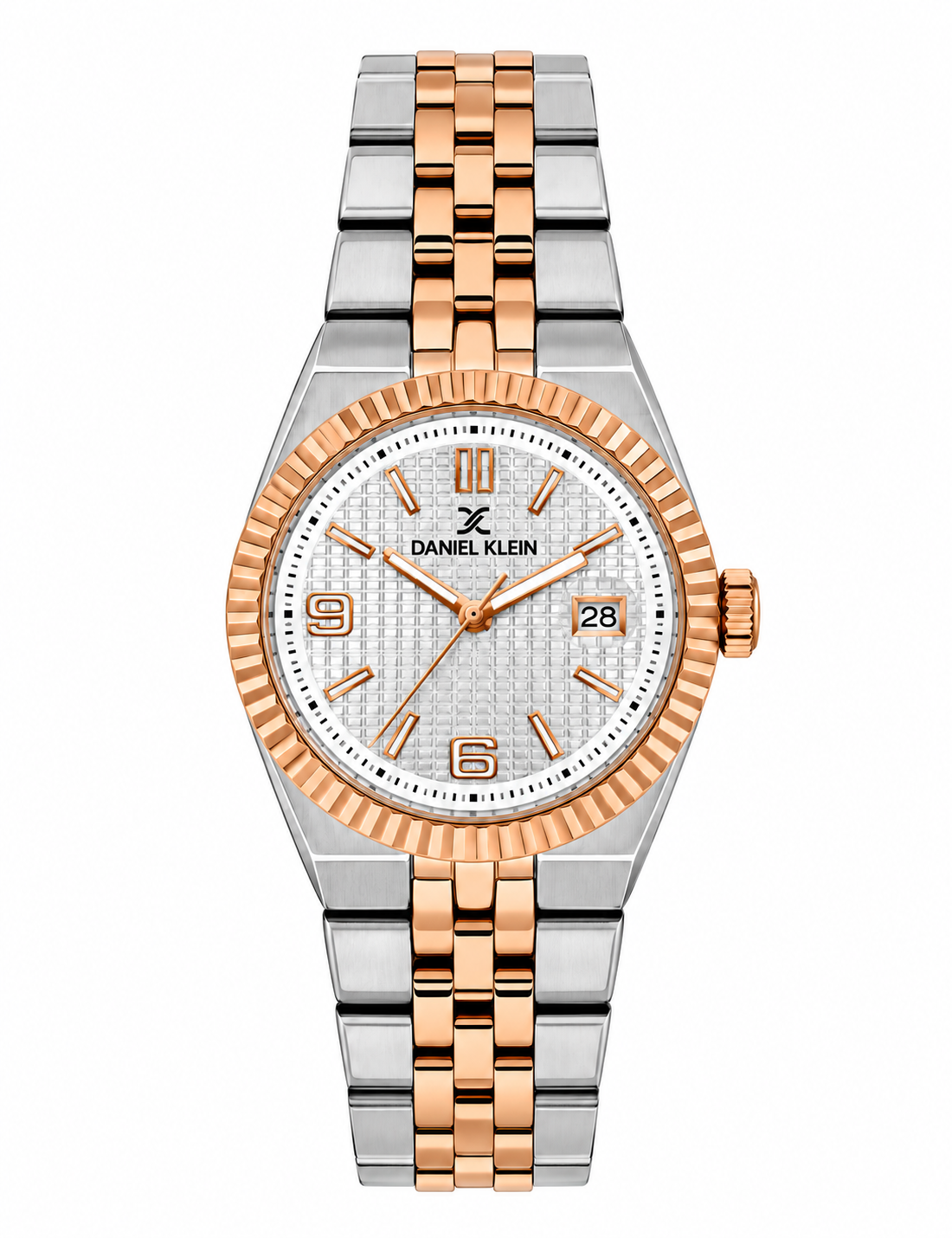 Daniel Klein Premium Ladies Silver Emboss Watch – DK.6.14716-6
