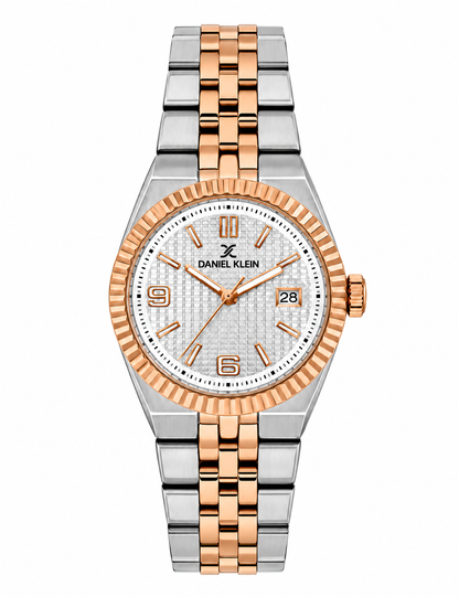 Daniel Klein Premium Ladies Silver Emboss Watch – DK.6.14716-6
