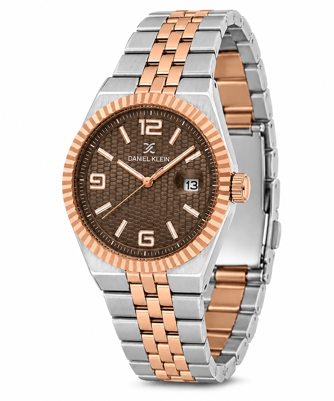 Daniel Klein Premium Gents Dark Brown Emboss Watch – DK.6.14718-7
