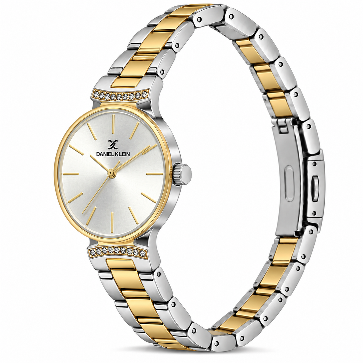 Daniel Klein Premium Ladies Silver Sunray Dial Watch – DK.1.14301-4