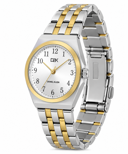 Daniel Klein D2K Ladies Silver Two-Tone Watch – DK.1.14472-8