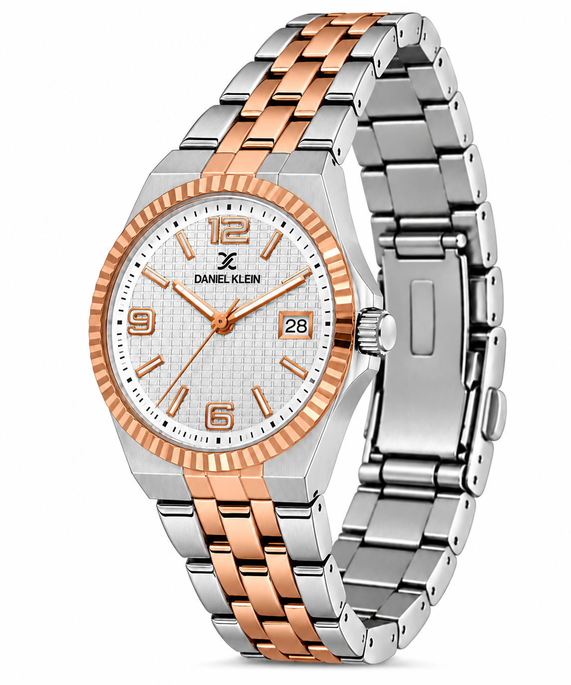 Daniel Klein Premium Ladies Silver Emboss Watch – DK.6.14716-6