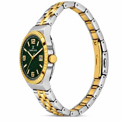 Daniel Klein Premium Ladies Dark Green Emboss Watch – DK.6.14716-5
