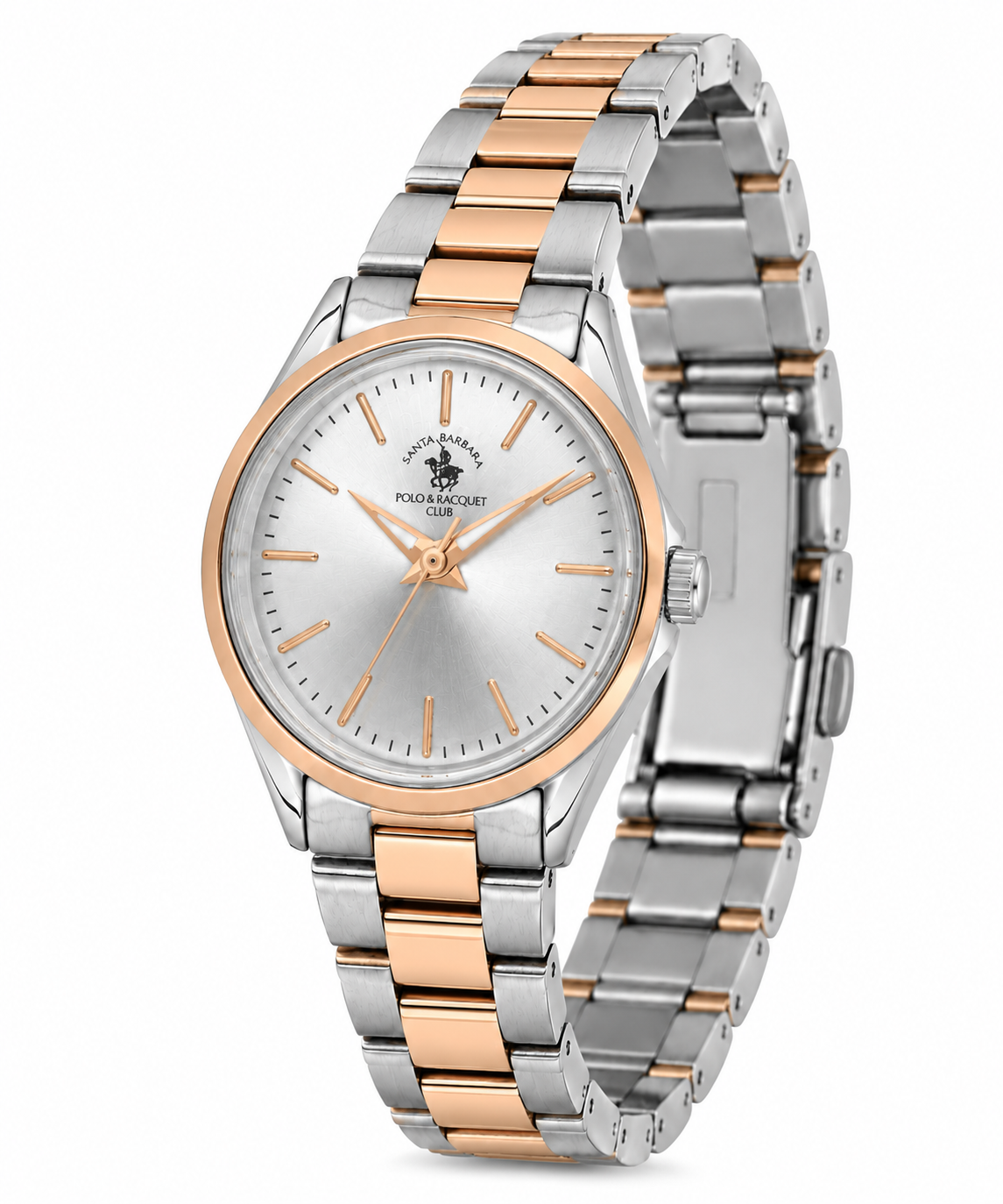 Ladies Fashion Watch – Silver Rosegold TT Chain (SB.8.10012-7)