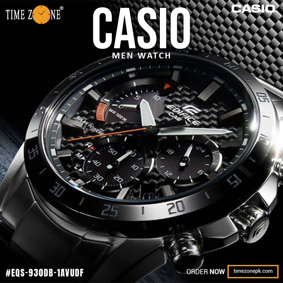 Casio Wrist Watch for Men EQS-930DB-1AVUDF