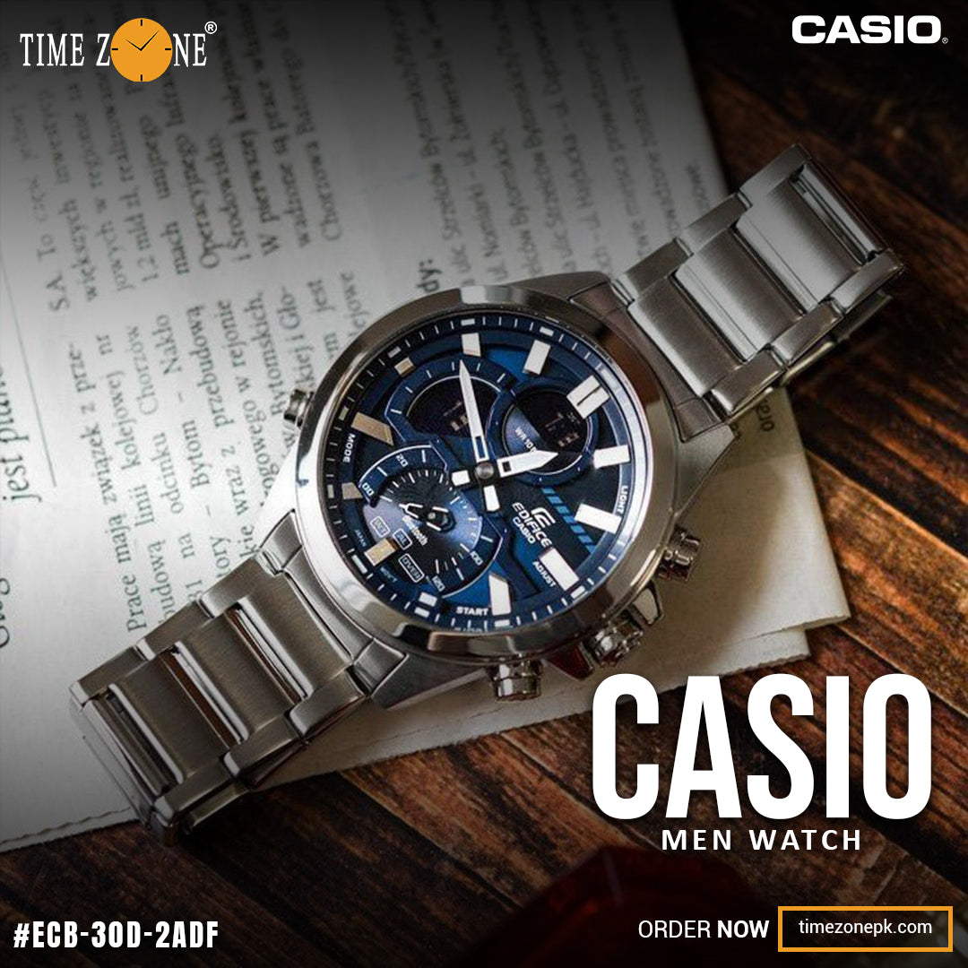 Casio Wrist Watch for Men ECB-30D-2ADF